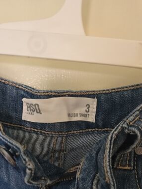 RSQ Malibu Mini Jean Short in Blue Denim 3